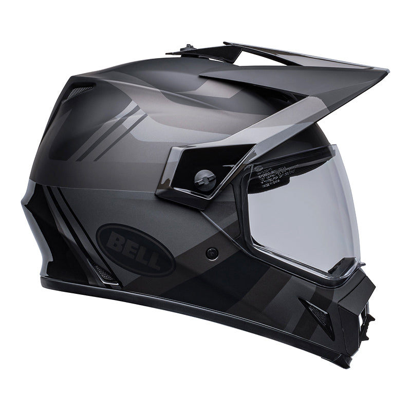 Bell MX9 Adventure Helmet | Marauder Blackout With 2 Visors