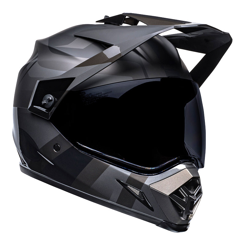 Bell MX9 Adventure Helmet | Marauder Blackout With 2 Visors