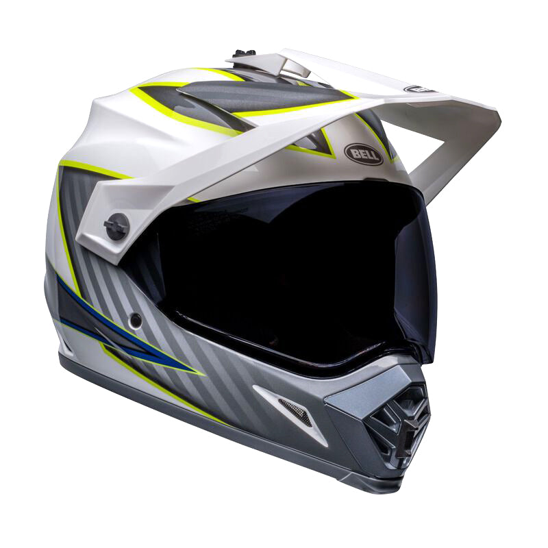 Bell MX9 Adventure Helmet | Dalton White HiViz