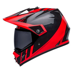 Bell MX9 Adventure Helmet | Dash Red Black