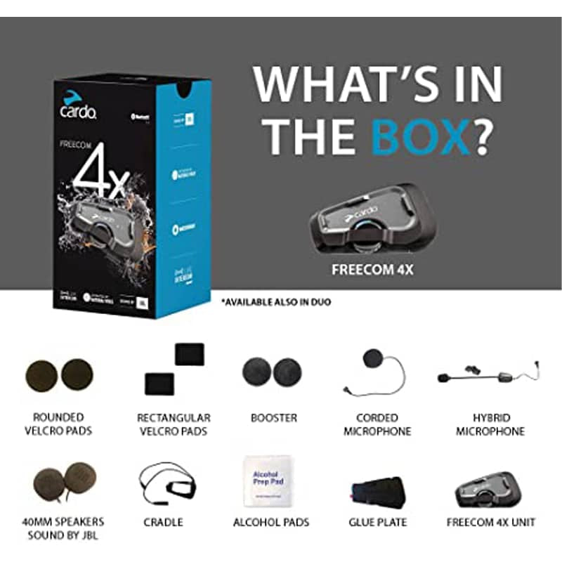 Cardo Freecom 4X Bluetooth System | Single