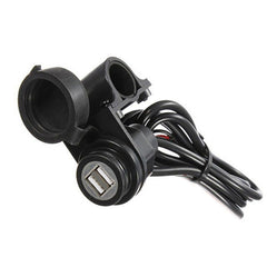 Desert Fox 12V motorcycle USB Charger With Handlebar Mount