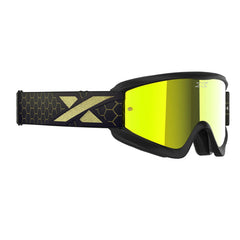 EKS X Brand Flat Out Goggle Black | Gold Mirror