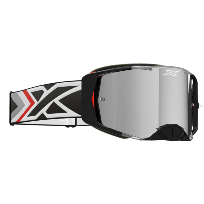 EKS X Brand Lucid Goggle Black | Silver Mirror Lens