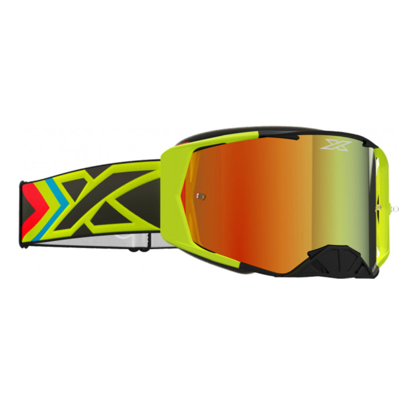 EKS X Brand Lucid Goggle Flo | Fire Mirror Lens