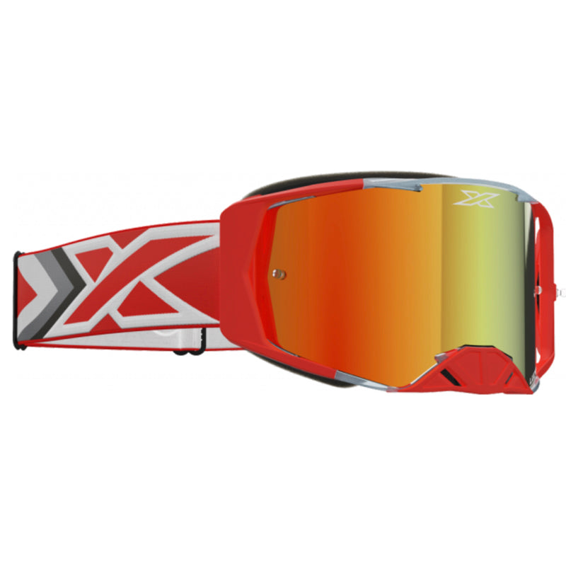 EKS X Brand Lucid Goggle Red | Red Mirror Lens