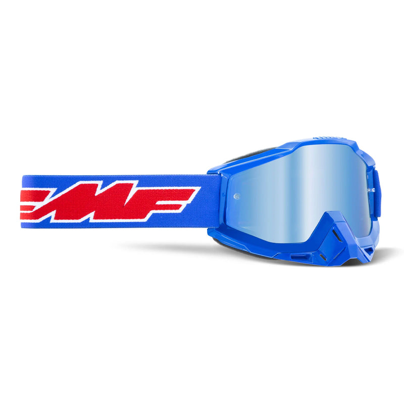 FMF Powerbomb Rocket Blue Mirror Goggle