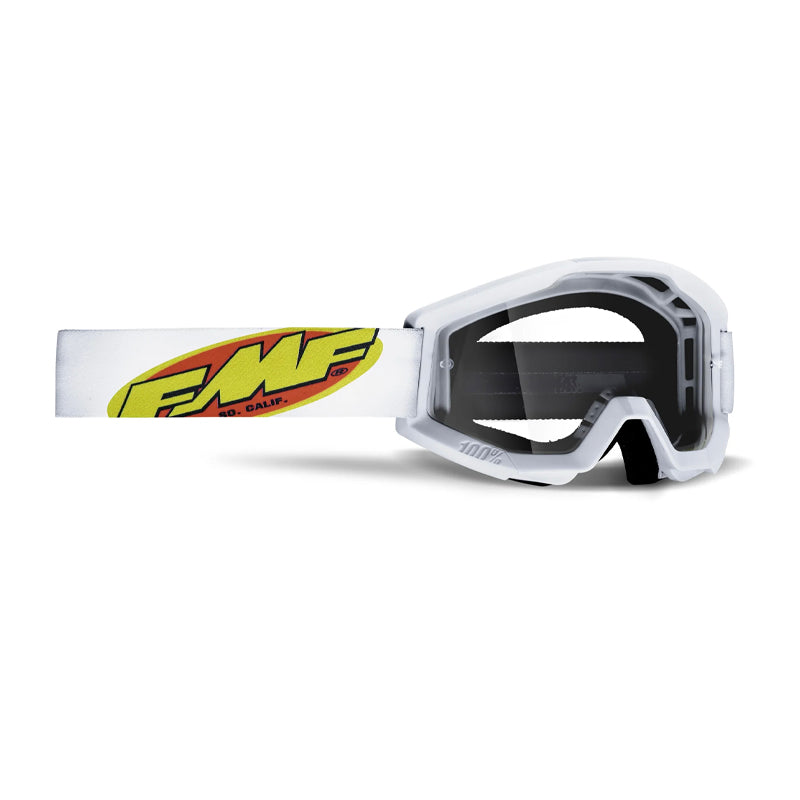 FMF Powercore Core White Clear Goggle