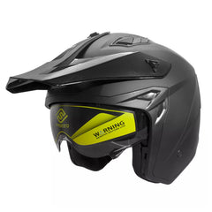 Faseed FS X1 Open | Closed Face Helmet | Black