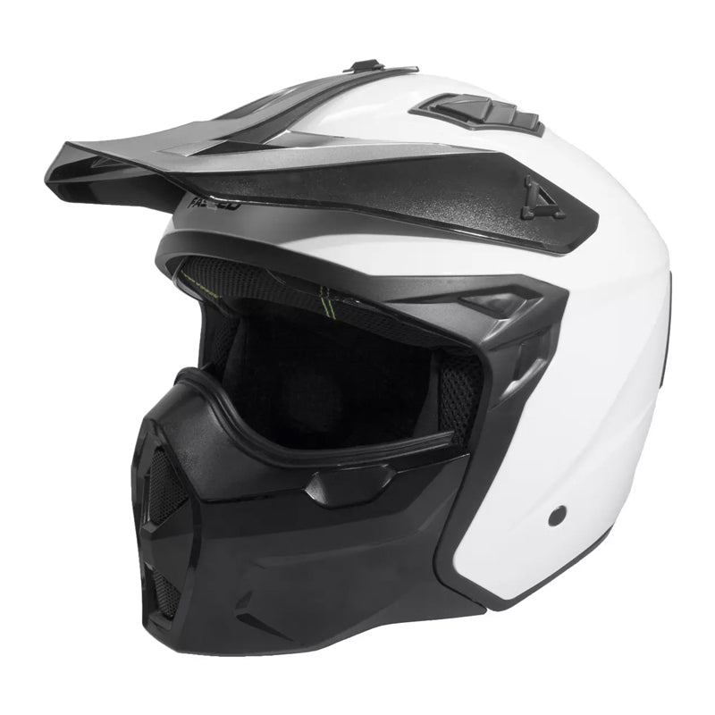 Faseed FS X1 Open | Closed Face Helmet| White