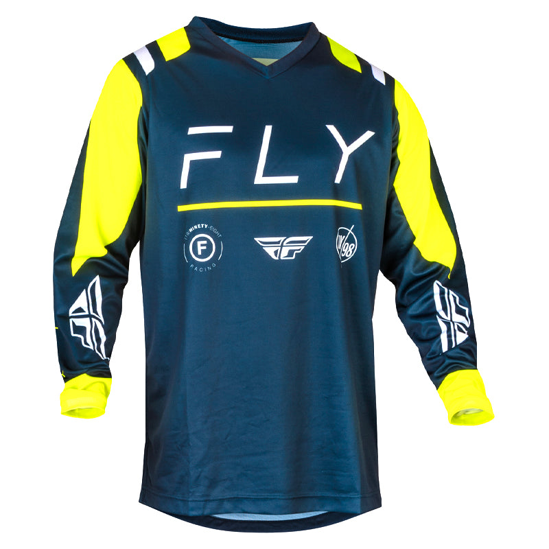 FLY F16 Jersey Navy | HiVis | White