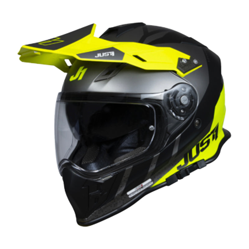 JUST 1 J34 Outerspace Helmet Black | Fluo Yellow