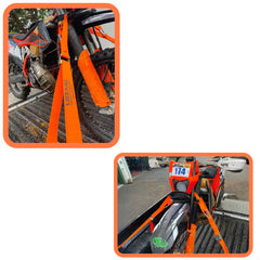 Lizzard 38MM Soft Loop Tie Downs | Orange