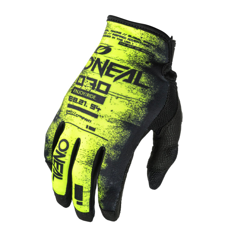 Oneal Mayhem Scarz MX Glove Black | Yellow