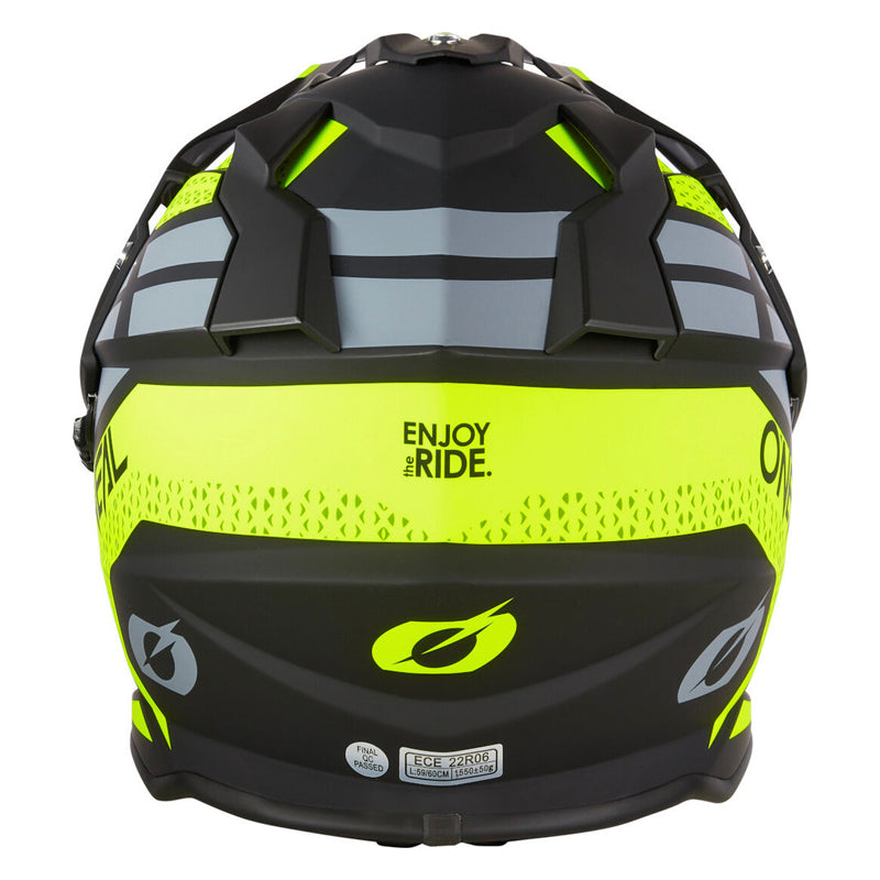 O Neal Sierra R Adventure Helmet Neon Yellow | Black