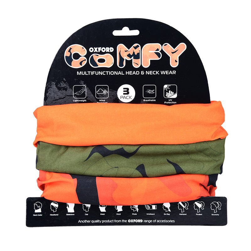 Oxford Comfy Buff Set Of 3 | Orange