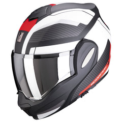 Scorpion Evo Tech Trap Matt Red|White|Black Helmet