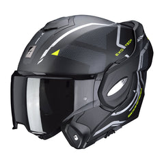 Scorpion Evo Tech Trap Matt Black | Yellow Helmet