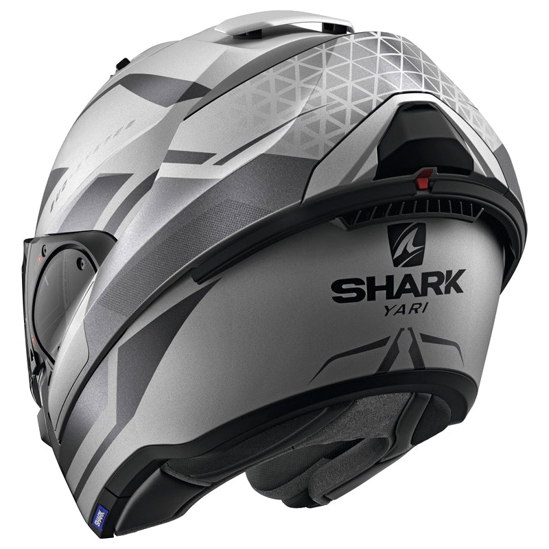 Shark Evo Yari Mat SAK Silver | Anthracite Modular Helmet