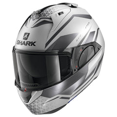 Shark Evo Yari Mat SAK Silver | Anthracite Modular Helmet