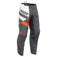 Thor Sector Checker MX Pants Charcoal | Orange