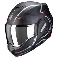 Scorpion Evo Tech Trap Matt Black | Red Helmet