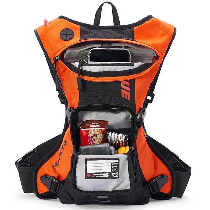 Uswe Ranger 3 Hydration Bag Black | Orange