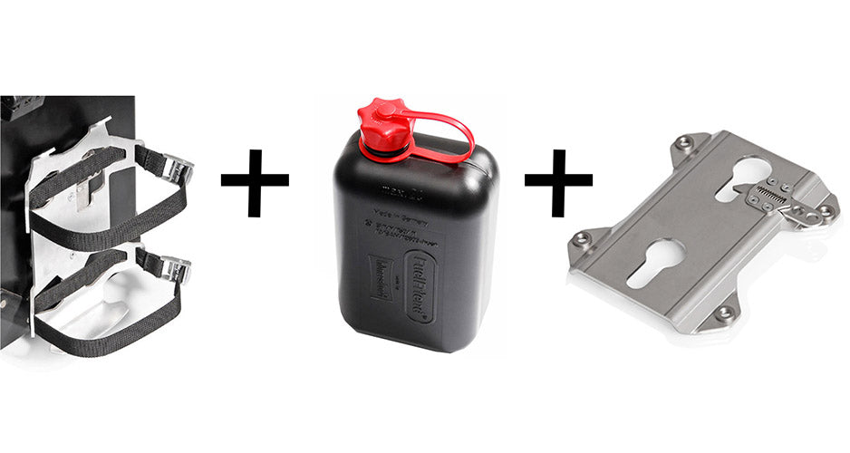 SW Motech 2L Fuel Bottle with Brackets